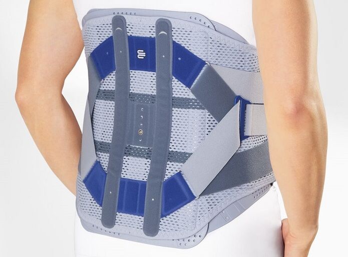 Wear a tight bra after surgical treatment of lumbar vertebrae