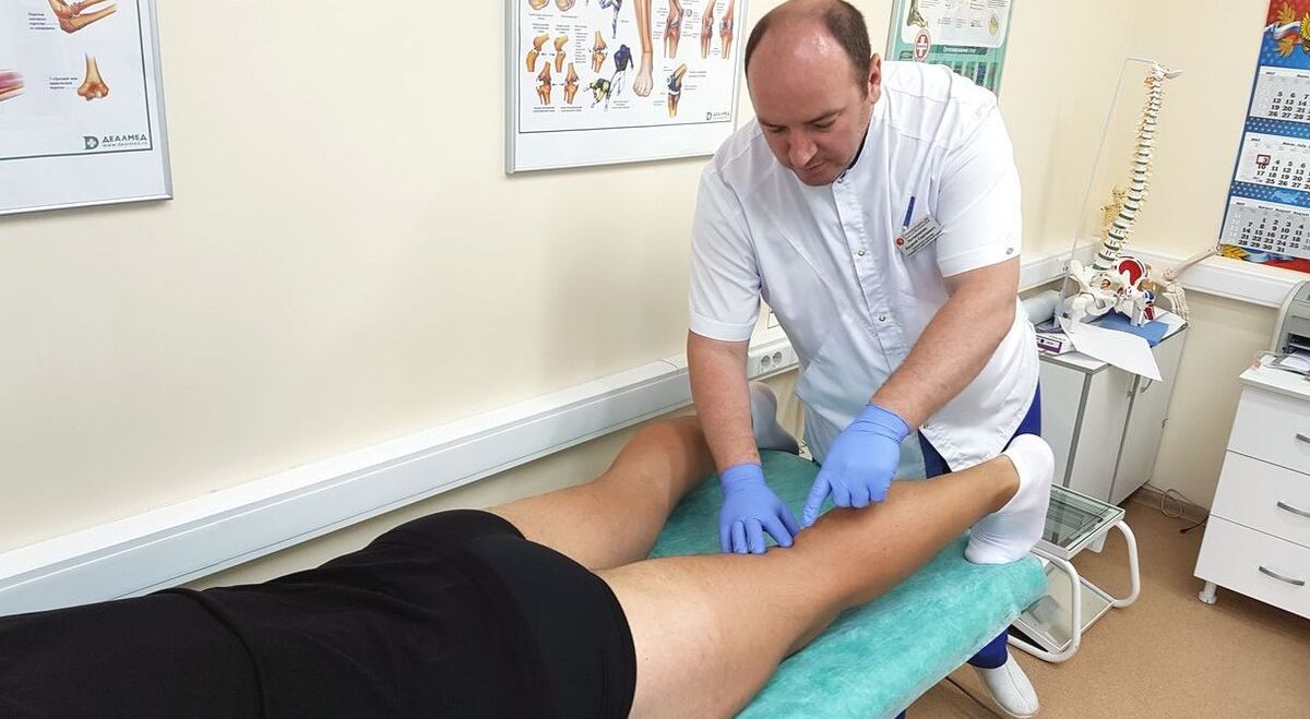 Clinical treatment of knee joint