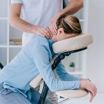 Manual therapy sessions for neck pain